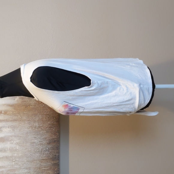 Dirtee Laundry tie front tank top - Picture 4 of 7